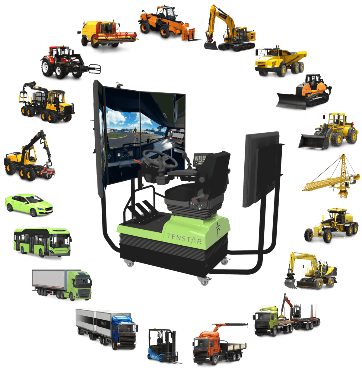 3 x Tenstar Simulator